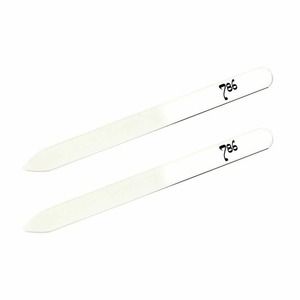 Cosmetics Nail Files - Crystal Glass Nail Files, 2 Piece Set, Best for Shaping